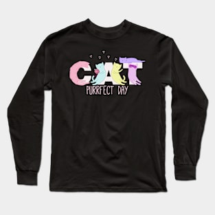 Cat's Purrfect Day Long Sleeve T-Shirt